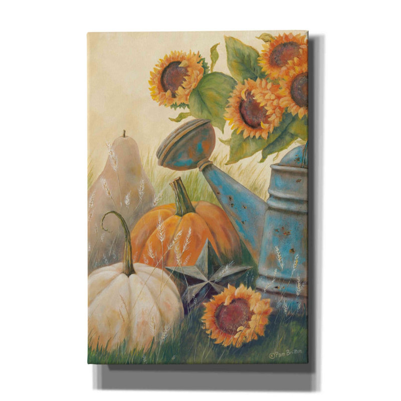«Autumn Goodness» par Pam Britton, art mural sur toile, H 60 po x l 40 po x P 1,5 po