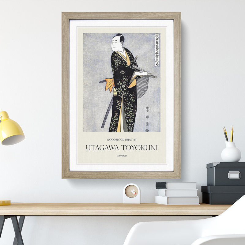 Sawamura Sojuro by Utagawa Toyokuni - Picture Frame Graphic Art, 65cm H x 48cm W x 2cm D