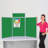 Free-Standing Reversible Bulletin Board 110cm H x 180cm W-37067418