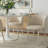 5-Piece Oval Faux Marble Dining Set With 4 Upholstered Dining Chairs For Kitchen And Dining Room-1373680280