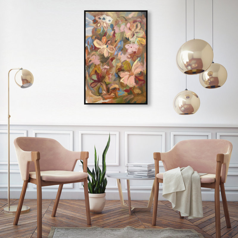 Moving Eden II Print by Oliver Gal, 25"H x 17"W, Black Floater Frame
