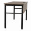 Bureau d'ordinateur Urban Home Office, l 60 po x P 20 po x H 30 po, finition stratifiée noyer naturel, assemblage facile sans outil, trou de gestion des câbles