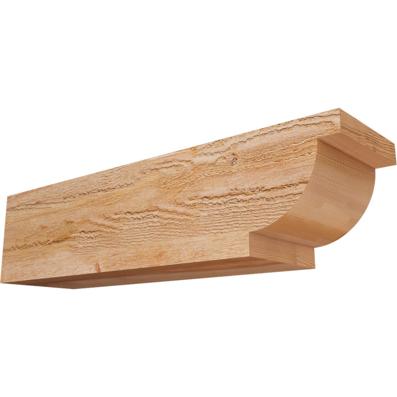 Alpine Rough Sawn, Cèdre rouge, H 6 po x l 24 po x P 6 po