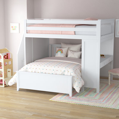 Haner Kids Full Over Full Bunk Bed with Drawers