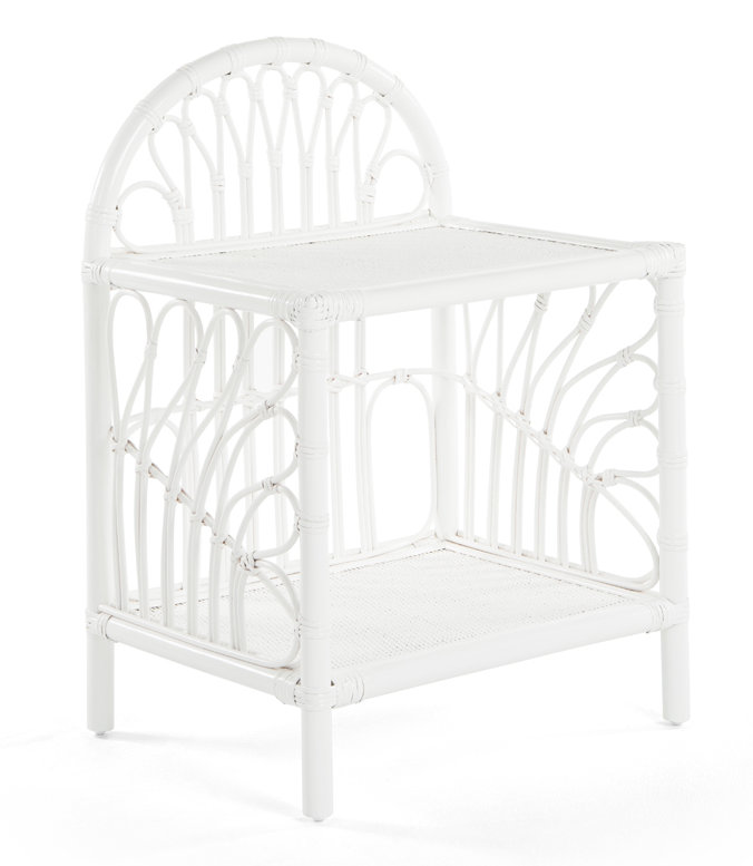 Table de chevet Deloris, Blanc