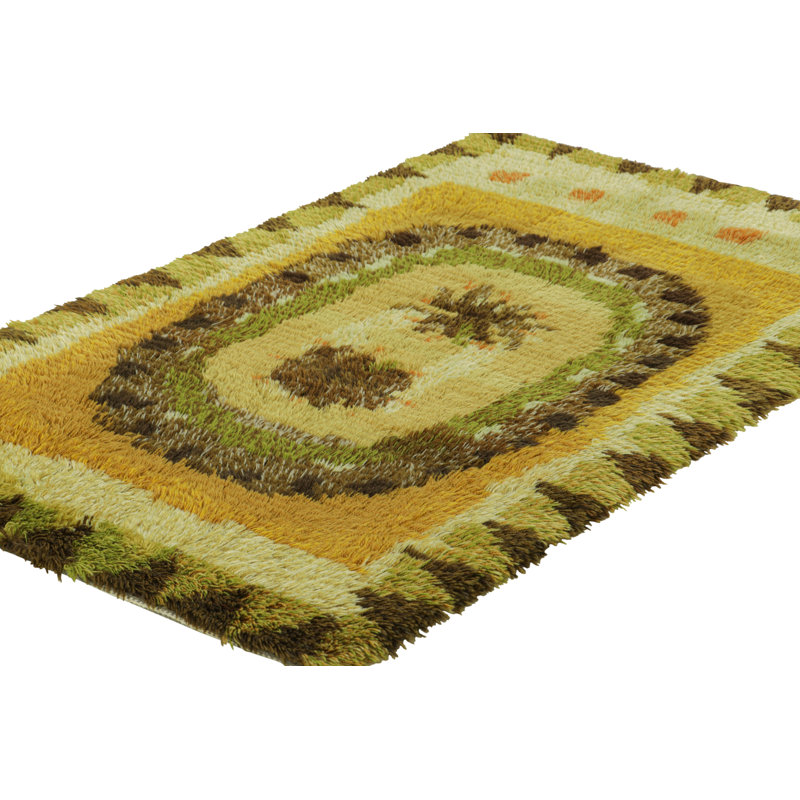 One-of-a-Kind 3’x4’10 Hand Knotted Area Rug