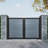 Privacy Fence Gate With Metal Frame And Knob Kits,Double Garden Gate-110439567-110523403