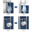 Over The Toilet Storage, Metal Over Toilet Organizer Rack with Removable Towel Hooks, Paper Holder, Bathroom Organizer Over Toilet, Easy Assembly-1848569939
