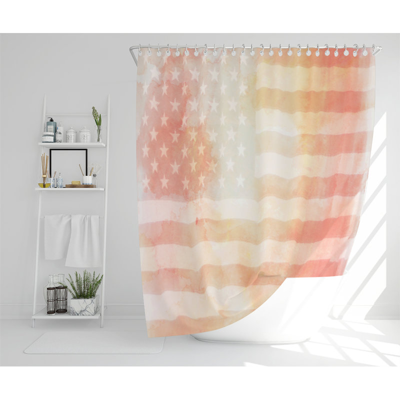 Dimitric Polyester Shower Curtain Set