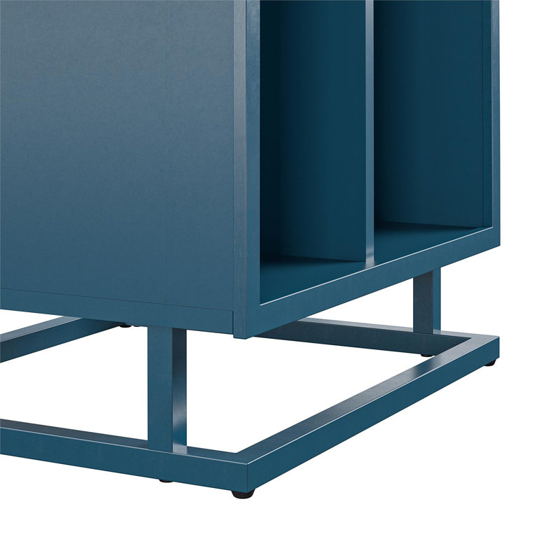 Kaicey Frame End Table, Blue