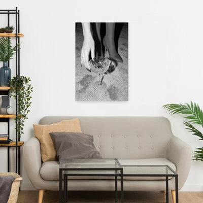 «Elegant Evening Drink Elegant Abstract Contemporary Landscape Nature», art mural
