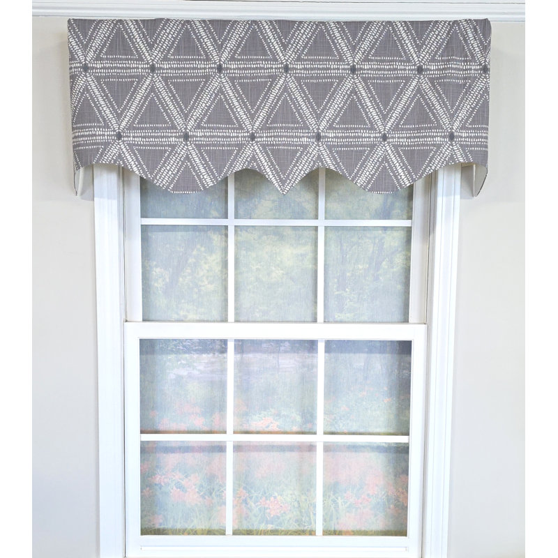 RLF Home Zircon Regal Valance, Gray