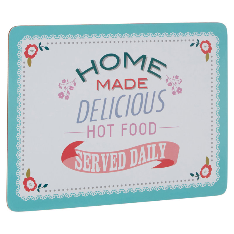 Haugen Cork Floral Rectangle Placemat
