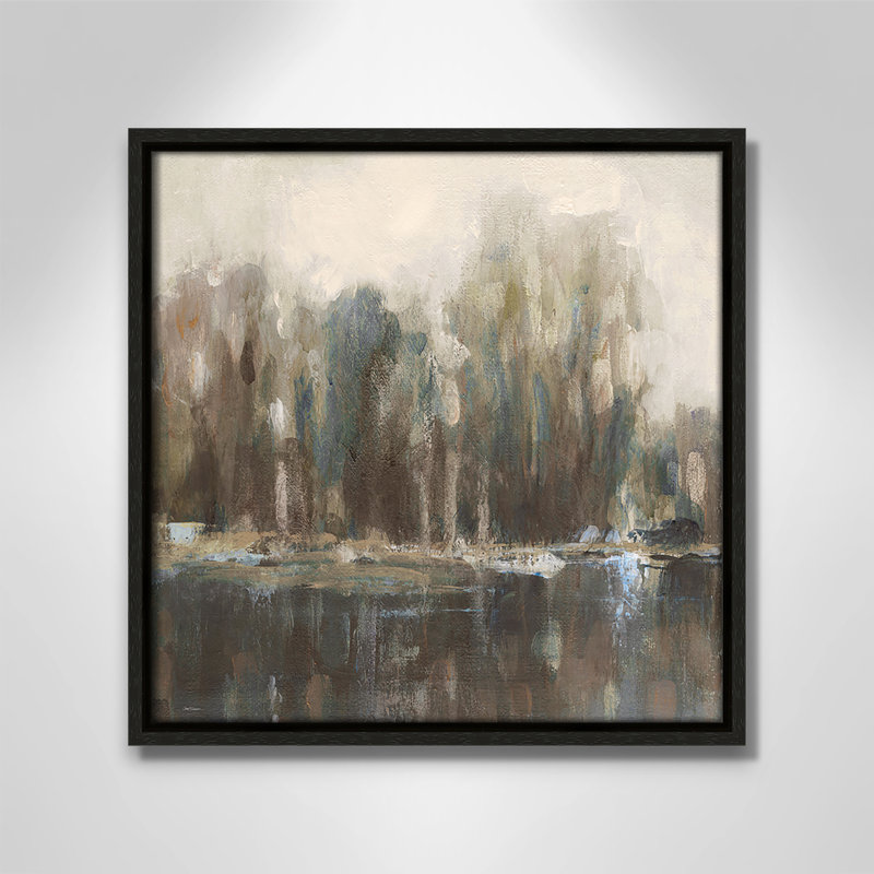 «Daily Reflections I Print» par Carol Robinson, Espresso, H 13,5 po x l 13,5 po