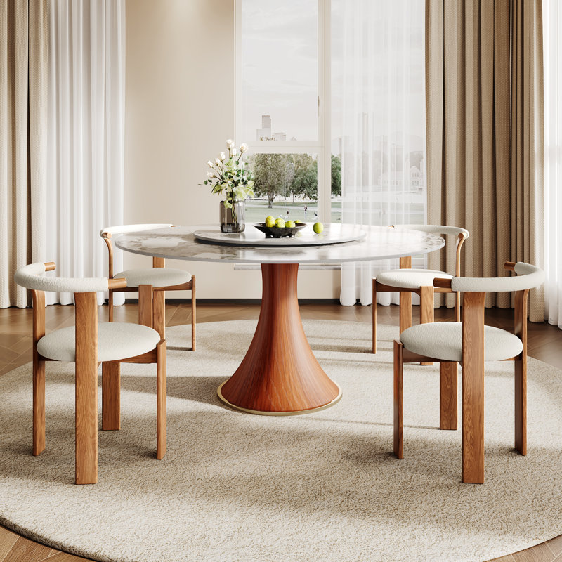 Table de salle à manger Farmhouse, H 29,52 po x l 53,15 po x P 53,15 po, Coloré