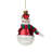 Christmas Ornaments – Snowman With Scarf, Santa With Lantern, Roller Skates & Vintage Locomotive