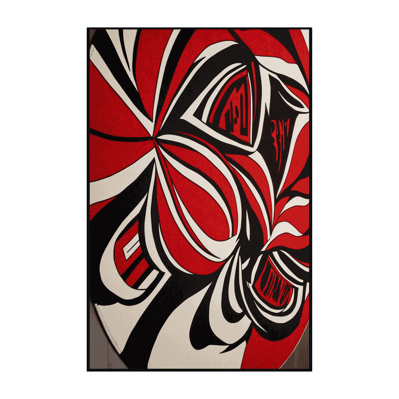 Cerise Passion Rug, Rectangle 8' x 10'
