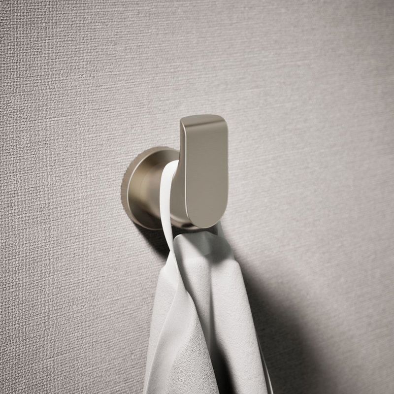 Avid Robe Hook, Vibrant Brushed Nickel