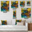 Color Fusion IV - Horloge murale moderne-365996517