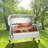 VEVOR Single Burner Freestanding Wood Burning Gas Grill