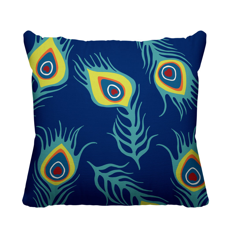 Housse et insert de coussin d'extérieur carré Lake, 19 po x l 19 po, Bleu marine