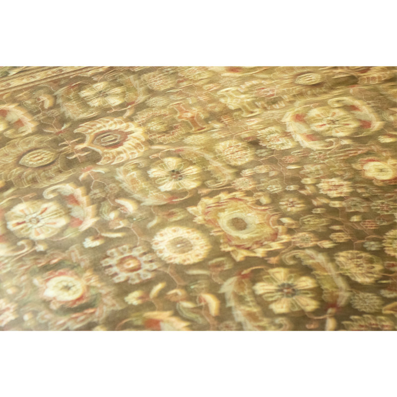Tapis rectangulaire en laine noué à la main