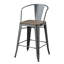 Counter Stool with Metal Frame-1540992961