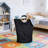 4Pcs,Black,Foldable Laundry Hamper With Handles, Water-Resistant Oxford Fabric Collapsible Storage Basket For Clothes And Garments,Waterproof, Moisture-Proof, Stain-Resistant And Easy To Clean