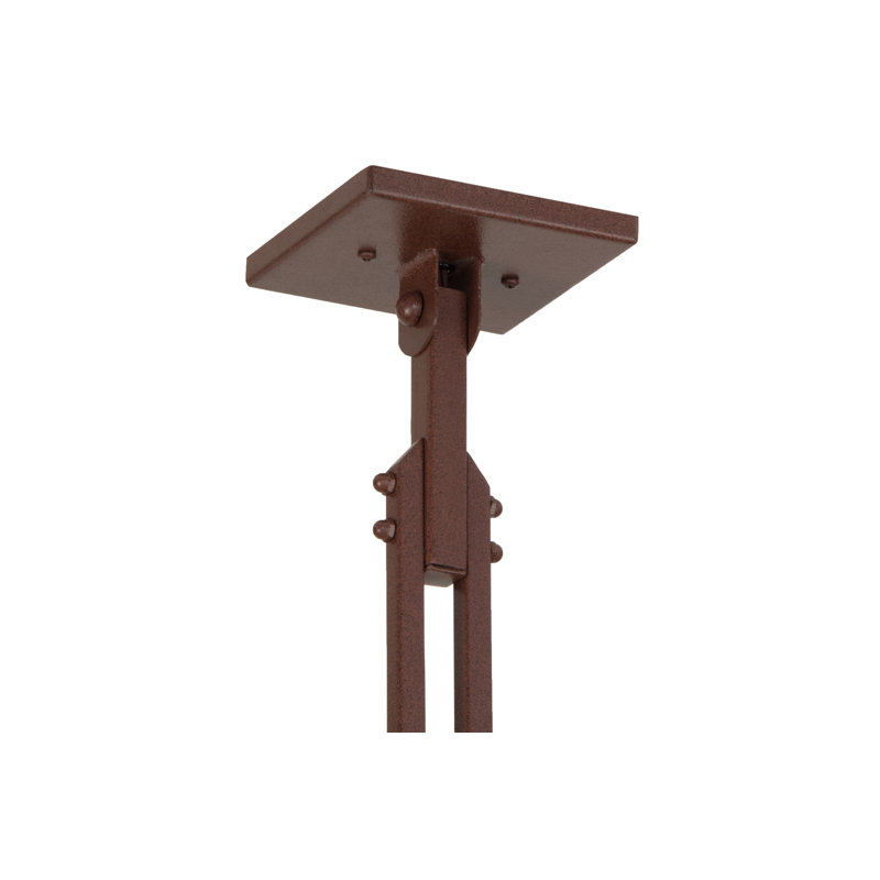 Luminaire suspendu pour dôme simple 1 lumières Winter Pine, Rouille