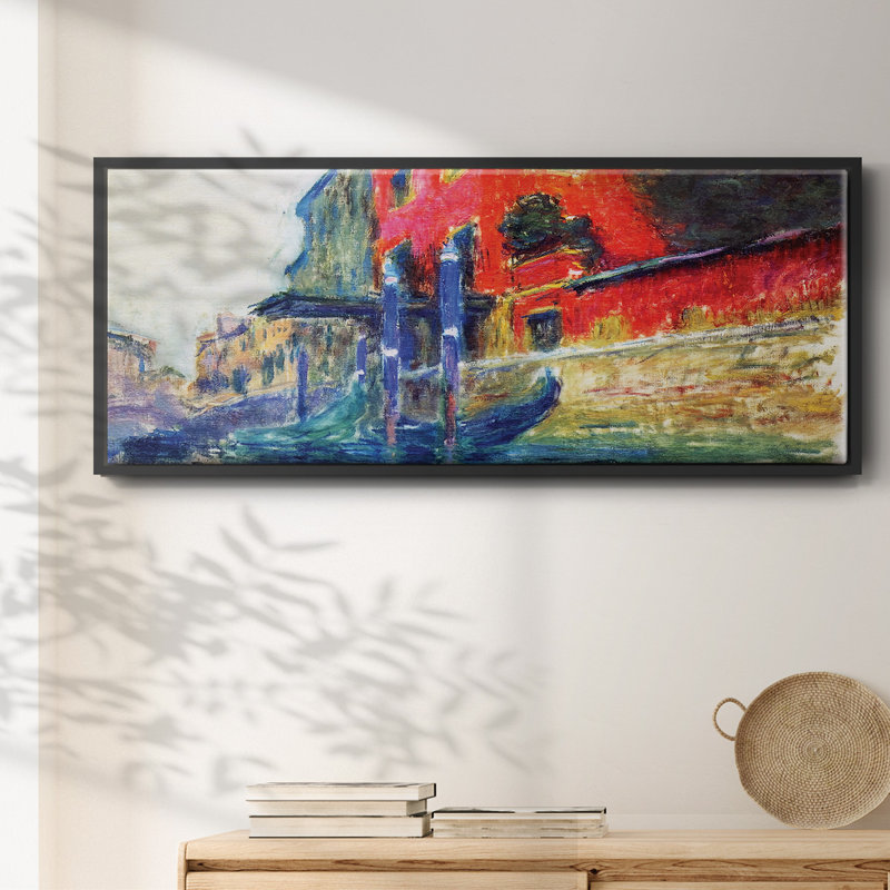 The Red House, 1908- Framed Canvas