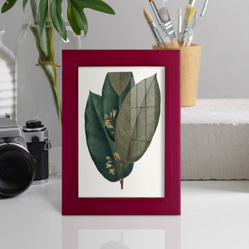 Fall Foliage I, reproduction d'art encadrée, Rouge, H 7 po x l 5 po x P 1 po