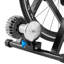 Entraîneur de vélo, roues de 26 à 29 pouces et 700C, support de vélo stationnaire pliable pour vélo d'exercice avec brochette à dégagement rapide et bloc de rehausse de roue avant, convient aux vélos de route, noir