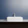 WS Bath Collections Fly 18.9'' Glossy White Ceramic Rectangular Bathroom Sink with Overflow