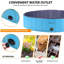 Baignoire d'extérieur pliable pour animaux en PVC avec doublure de protection-50899217-50903275