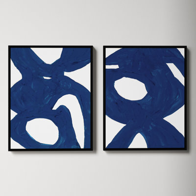 Goodall "Blue Harmony" 2-Piece Print Set