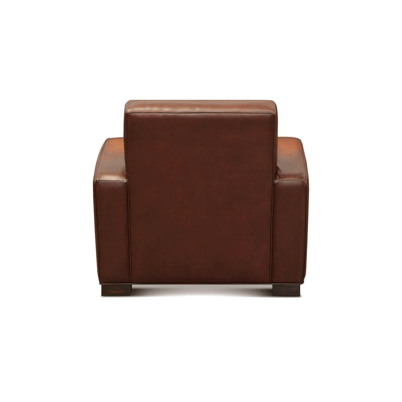 Berlin Leather Club Chair, Saddle (Maestro Artisano), Espresso