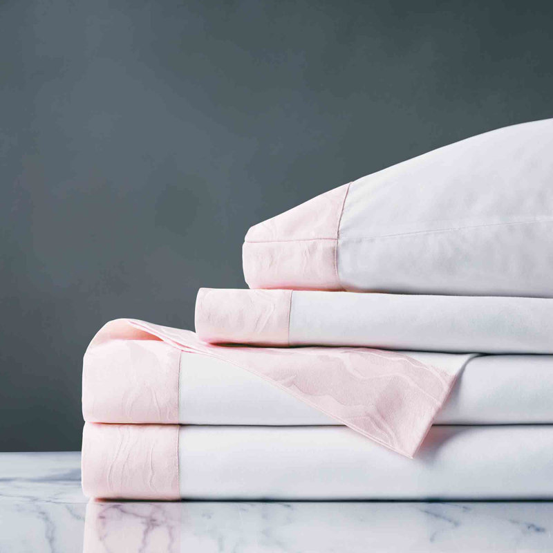 Ensemble de draps en lin de couleur unie Emmy, Ensemble de draps lit simple + 1 taie d'oreiller