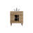 Baldwin 30 " W Freestanding Standard 1 Single Vanity Bathroom Vanity With Engineered Marble Top-1107427026