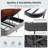Outdoor Wicker 2-Person Double Chaise Lounge with Cushions, 6-Position Adjustable Backrests-562719450