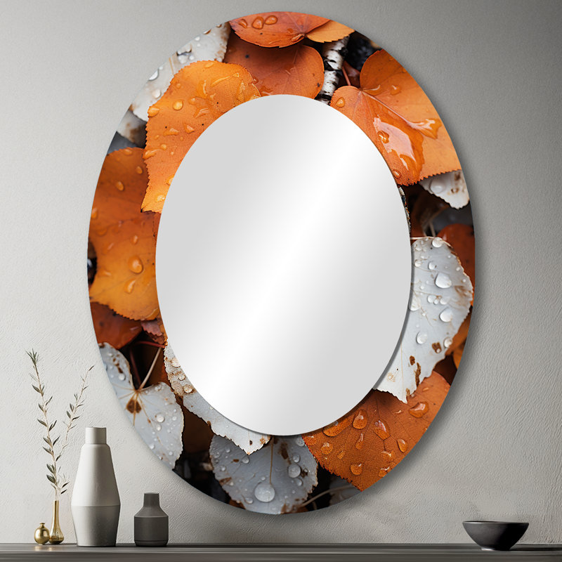 Lriot - Miroir paysager en métal, 43 po x 33 po