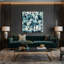 Art nautique sur toile vert-1292915910