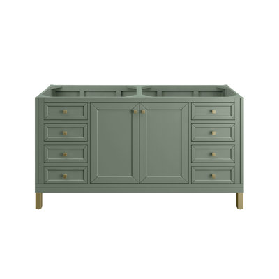 Chicago 60'' W Double Bathroom Vanity Base