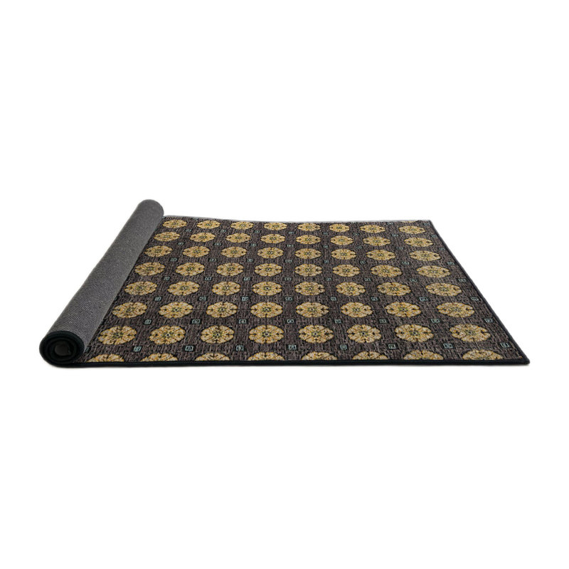 Abstract Indoor Rug, Round 6'
