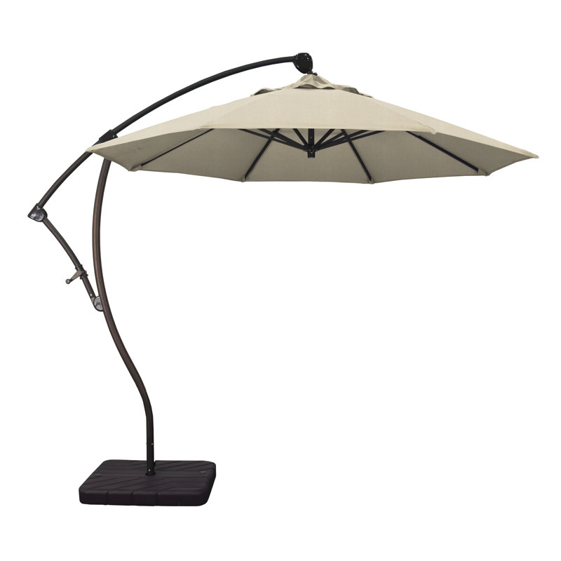 Parasol en porte-à-faux 9' Welwyn, Toile Sunbrella® Melon