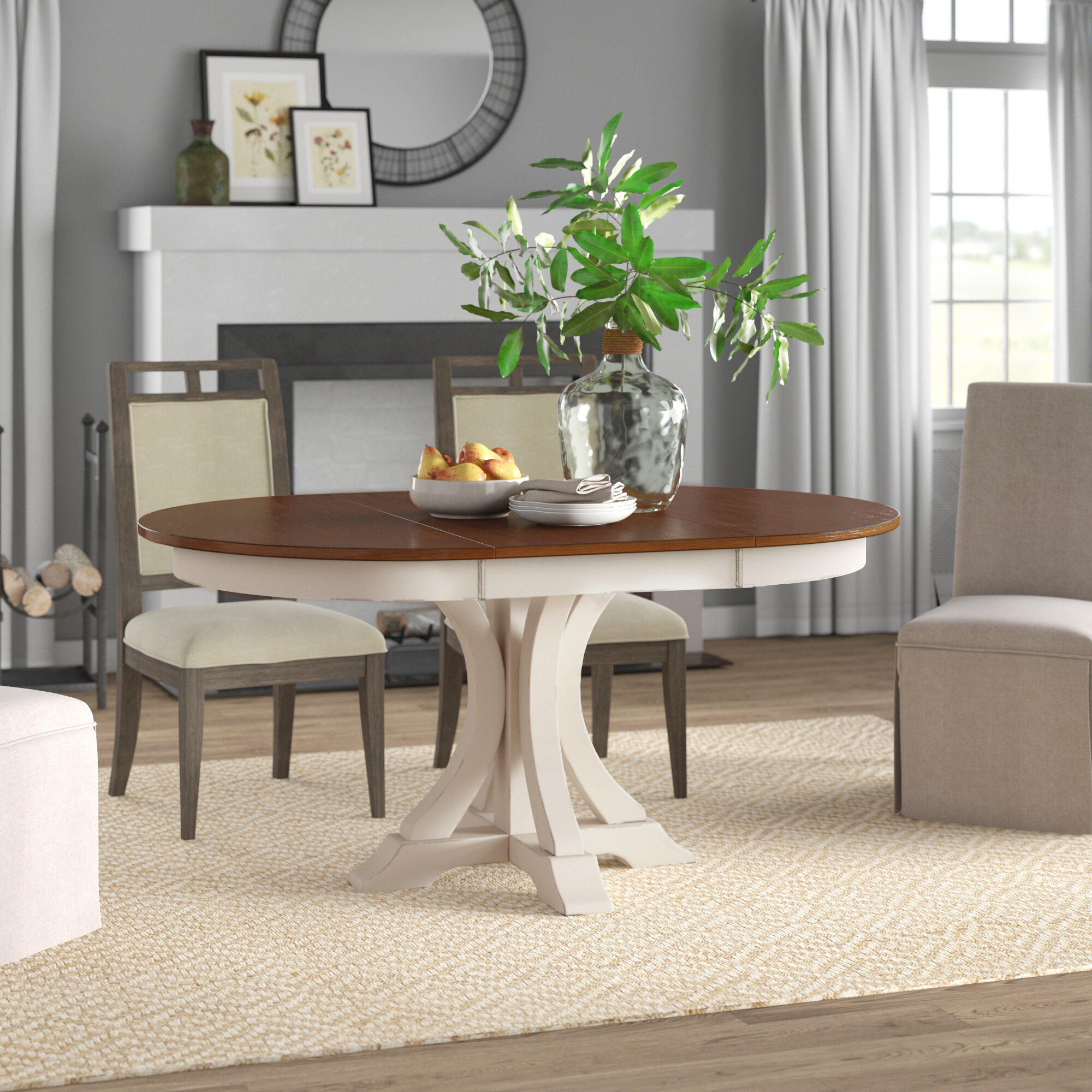 Alcott Hill Alisha Extendable Dining Table & Reviews | Wayfair