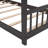 Twin Size House Bed Wood Bed, Espresso-112081968-112081974