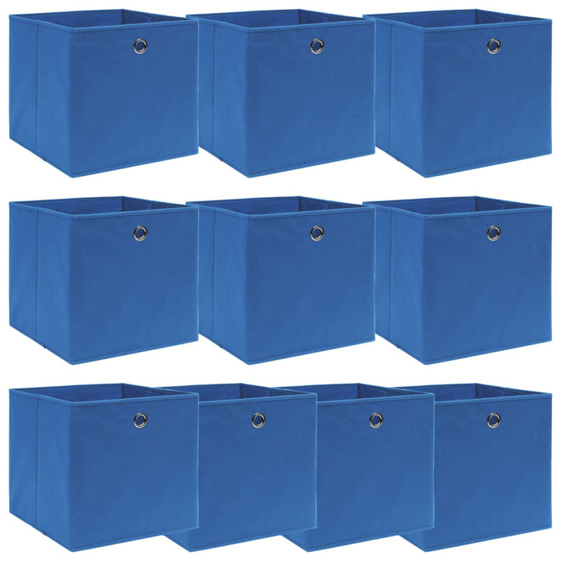 Rebrilliant Fabric Decorative Bin, Blue