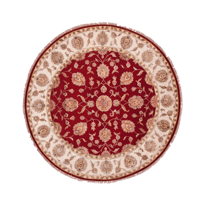 Tapis rond rond en laine nouvel âge 8 pi x 8 pi Carizma