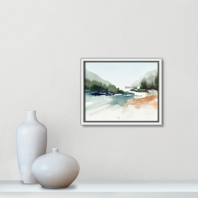 Harmonious Lake - Landscape Version Print par Isabelle Z