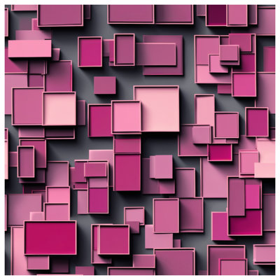 Pink Geometric Squares Wall Tapestry - Geometric Wall Decor